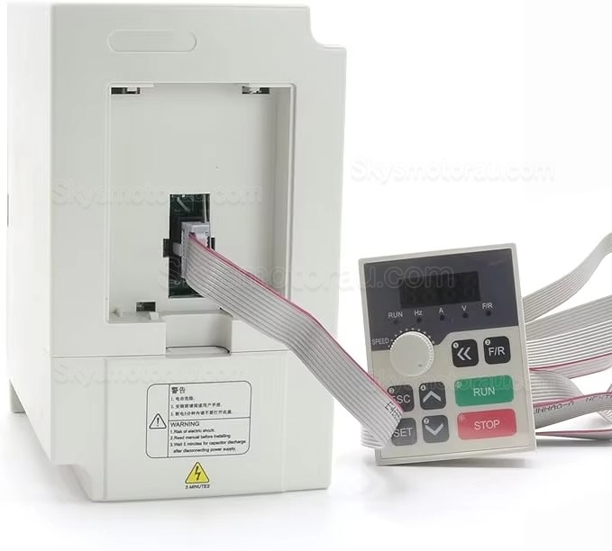 2.2kW 220V/380V VFD Spindle Kit GDZ80X73-2.2 + H100 ER20 Indc. Air Cooled Spindle Motor + VFD + 13Pcs ER20 Collet